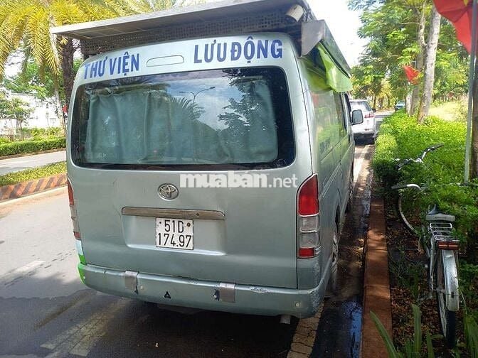 BÁN XE VAN TOYOTA HIACE 2008 DẦU ĐỘ LÊN CAMPING