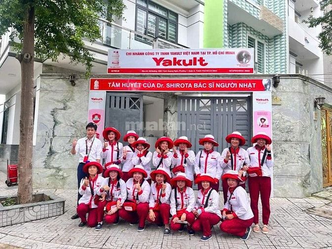 Tuyển Nữ bán Yakult tại nhà cho KH công việc thoải mái ko gò bó 
