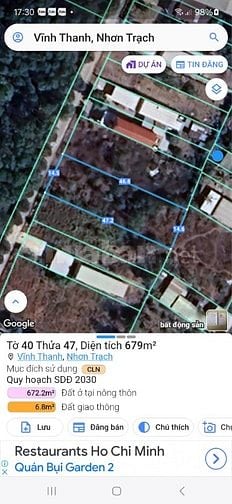 Bán đất hẻm xe tải đường Hùng Vương Nhơn Trạch giá 9 triệu/m2