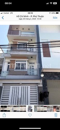 Bán nhà đường Lâm văn Bền 4x18 xd 4L giá 10.5 tỷ