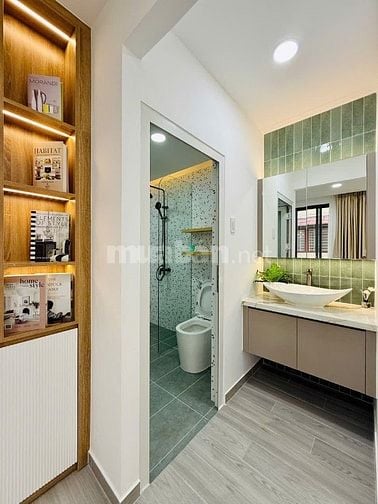 CHÍNH CHỦ CẦN BÁN NHÀ MỚI XÂY GẦN CHỢ AN NHƠN ĐÚC 2LẦU SÂN THƯỢNG 