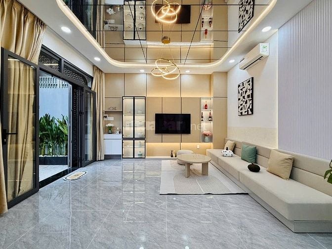 CHÍNH CHỦ CẦN BÁN NHÀ MỚI XÂY GẦN CHỢ AN NHƠN ĐÚC 2LẦU SÂN THƯỢNG 