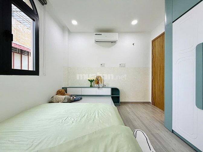 CHÍNH CHỦ CẦN BÁN NHÀ MỚI XÂY GẦN CHỢ AN NHƠN ĐÚC 2LẦU SÂN THƯỢNG 