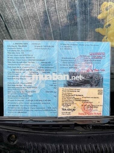 Kia Spectra 2005 chính chủ, máy số chất.