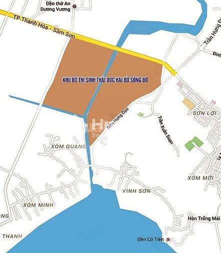 Đất biệt thự Khu đô thị Sông Đơ, thành phố Sầm Sơn, Thanh Hóa