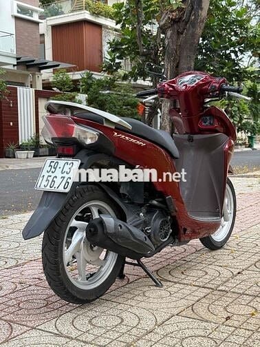 Honda Vision 2020 khoá smarkey màu đỏ