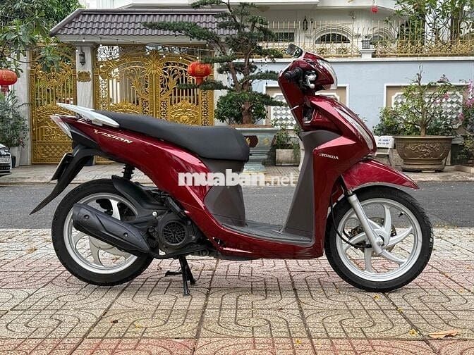 Honda Vision 2020 khoá smarkey màu đỏ