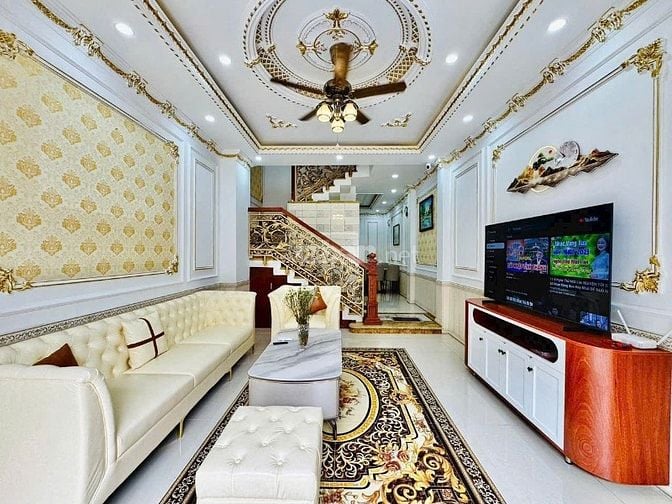 Nhà 51.7m2 Dương Bá Trạc, Q8. Xây 4 lầu, hẻm 8m. Gần chợ Dương Bá Trạc