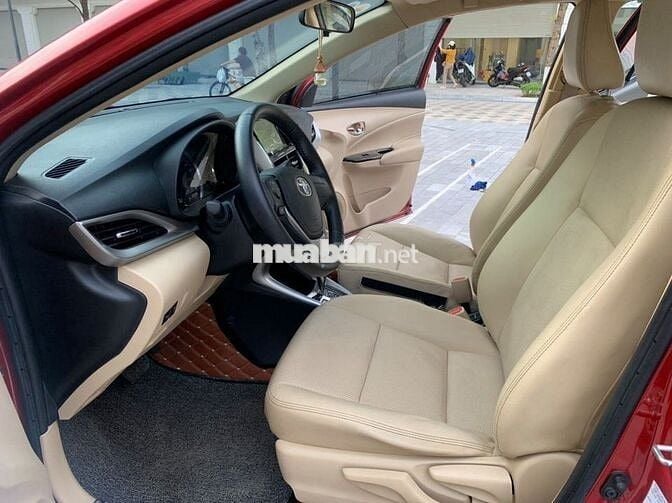 Bán  Vios G 2019, tự động, màu đỏ