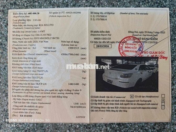 Kia Soluto 2020 1.4 MT Deluxe