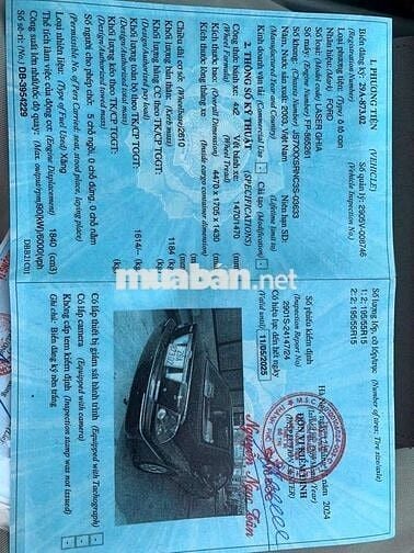 Ford Laser 2003 GHIA 1.8 MT - 180000 km