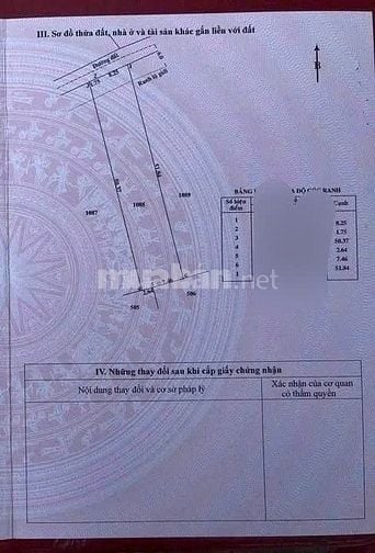Cần bán gấp lô đất đường nhựa đường Hồ Văn Lắng, Tân Phú Trung, 510m2