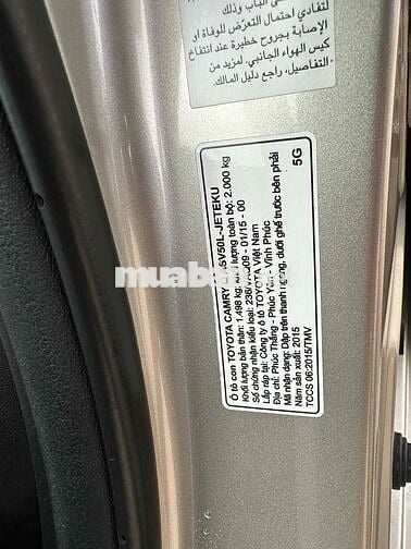 Toyota Camry 2015 2.5Q -5c tự động xe đẹp HÃNG BH