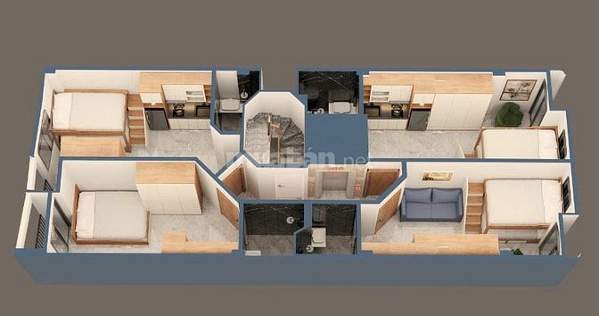 Bán tòa căn hộ Pháo Đài Láng: 80m2, 7 tầng, 20 phòng mới tinh