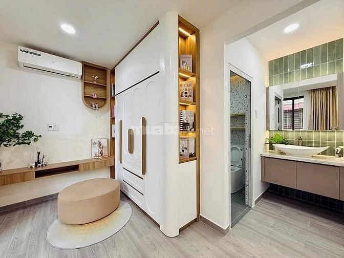 Nhà 7 x 5 nở hậu đúc 1 trệt 2 lầu sân thượng hẻm 4m đường số 28 p6 