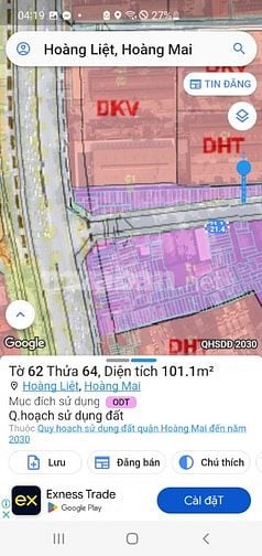 Bán Đất Chính Chủ Mặt Ngõ 15 Ngọc Hồi - Hoàng Liệt Hoàng Mai - HN