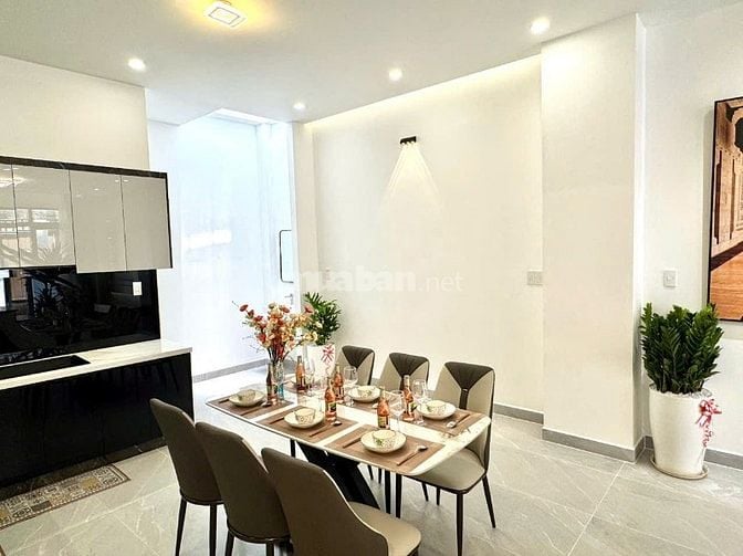 Nhà phố full nội thất 1 trệt 2 lầu ngay khu bên sông đường 25 HBC