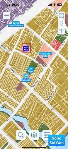 Nhà phố full nội thất 1 trệt 2 lầu ngay khu bên sông đường 25 HBC