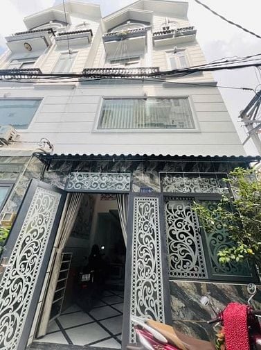 Nhà 4,9 x 9 đúc 1 trệt 2 lầu hẻm xe hơi đường số 1 p13 gò vấp 