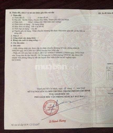 Bán Nhà Sổ Riêng Gần Khu Dân Cư Đại Hải Bà Điểm Hóc Môn giá chỉ 800tr