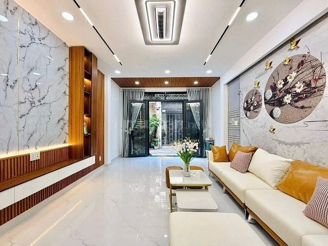 Nhà 1 lầu 2pn mới Tân kiên, Bình chánh 50m2 gần cầu Chợ Đệm, giá 868Tr