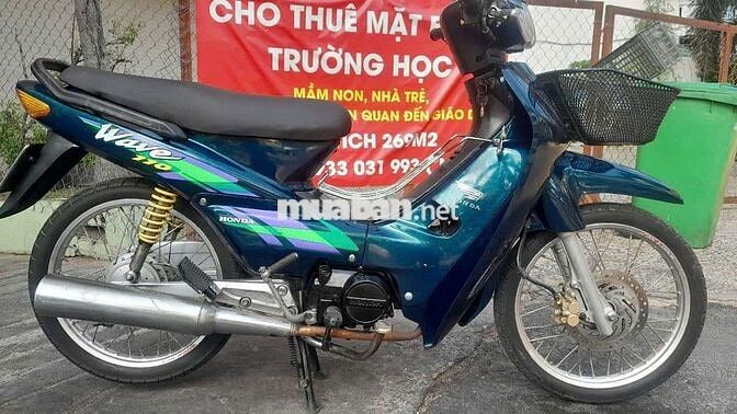 Wave 110 Hq biển tphcm 5 số, căm đĩa, màu xanh