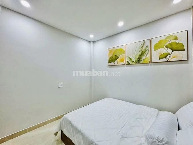 Nhà 4,5 x 9 nở hậu 5m đúc 1 trệt 2 lầu huỳnh khương an p5 gò vấp 
