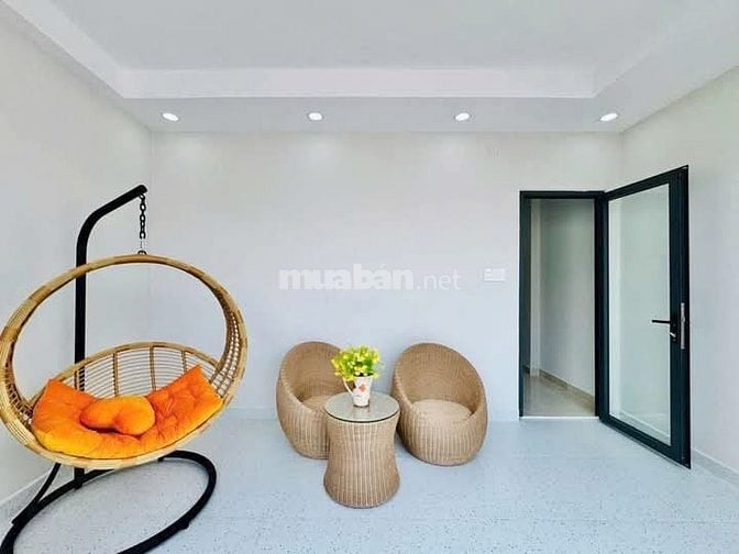 Nhà 4,5 x 9 nở hậu 5m đúc 1 trệt 2 lầu huỳnh khương an p5 gò vấp 