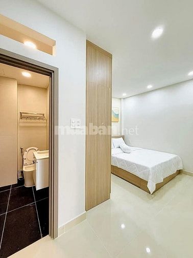 Nhà 4,5 x 9 nở hậu 5m đúc 1 trệt 2 lầu huỳnh khương an p5 gò vấp 