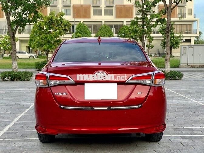 Bán  Vios G 2019, tự động, màu đỏ