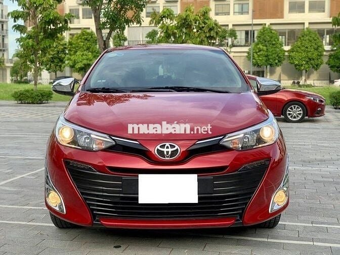 Bán  Vios G 2019, tự động, màu đỏ