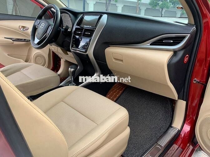 Bán  Vios G 2019, tự động, màu đỏ