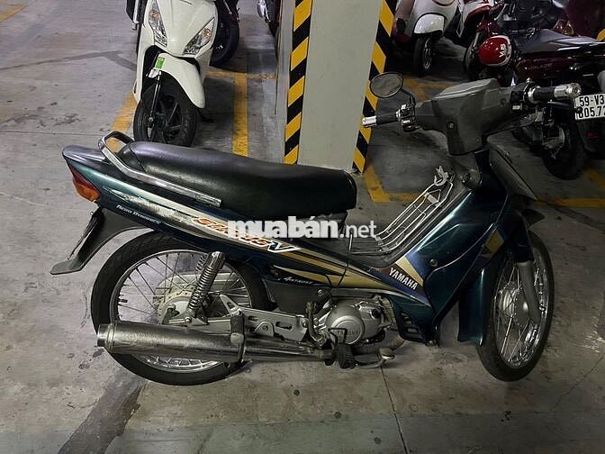 Xe số yamaha 110ie 2003 màu Xanh mới 85%.