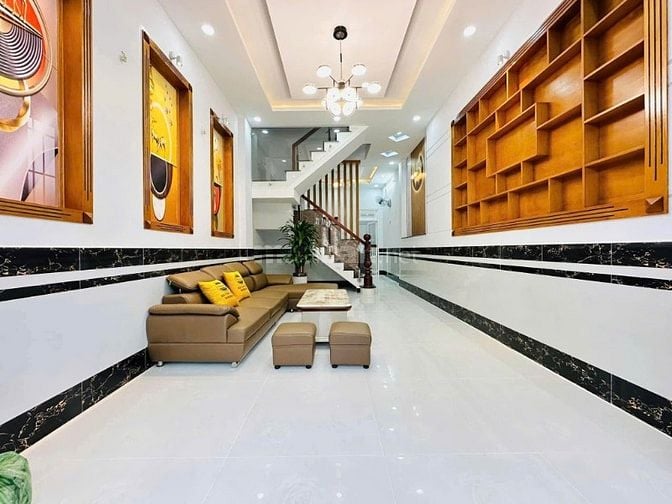 Chủ kẹt bán gấp nhà DT 58m2, giá 4 tỷ 450 triệu Đường Số 14, Gò Vấp