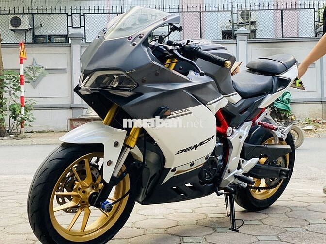 GPX Demon 150 GR XÁM TRẮNG  Sport Nhập 2022