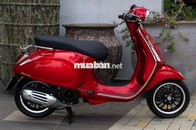 Vespa Sprint abs đỏ cherry bao rút hs