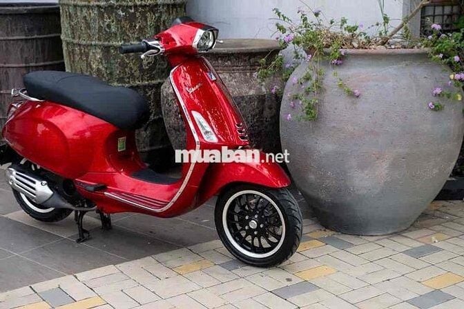 Vespa Sprint abs đỏ cherry bao rút hs