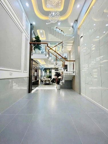 Bán nhà hẻm 5m 4.5 tầng nội thất Phan Huy Ích gần Emart 2 
