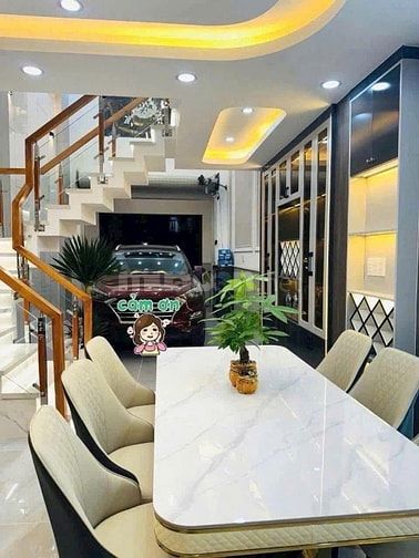 Bán nhà hẻm 5m 4.5 tầng nội thất Phan Huy Ích gần Emart 2 