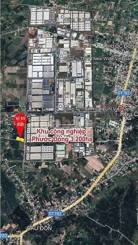 Đất kế bên khu đô thị KCN Phước Đông. 68tr 1m ngang
