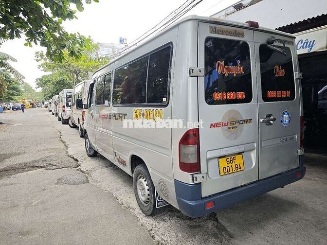 Mercedes Sprinter 2005 16 chỗ - BAO CẢI TẠO 3 CHỖ