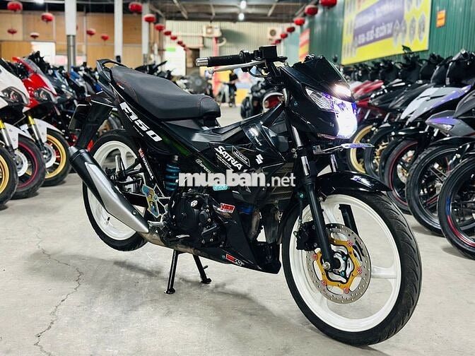 XE MÁYTHANH TÙNG_SATRIA 150 ĐEN ĐỘ MÁY BAO ZIN
