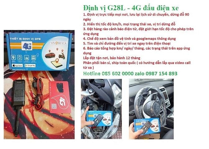 Định vị xe quản lý xe cho thuê, chống trộm xe