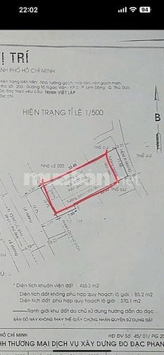 CHO THUÊ MẶT BẰNG LỚN NGAY NGÃ 3 LINH ĐÔNG – THỦ ĐỨC