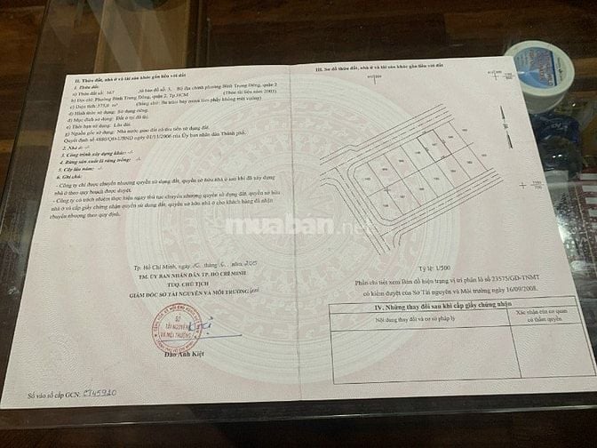 Bán đất dự án Đông Thủ Thiêm đường Nguyễn Duy Trinh (375m2) 105 tr/m2