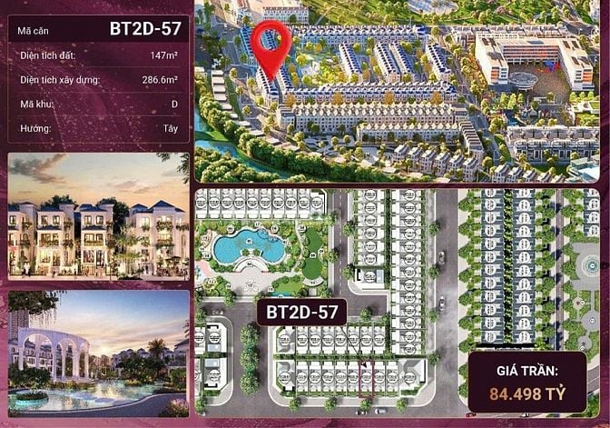 Cập nhật các căn biệt thự bán khu Kita KĐT Ciputra, Tây Hồ, Hà Nội 