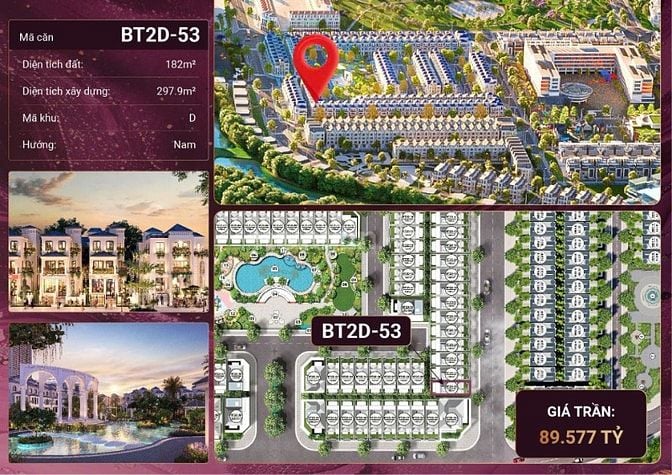 Cập nhật các căn biệt thự bán khu Kita KĐT Ciputra, Tây Hồ, Hà Nội 