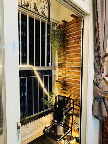 Chung cư Saigonres, Nguyễn Xí, BT: 1p ngủ, ban công, 45m2, 10tr5