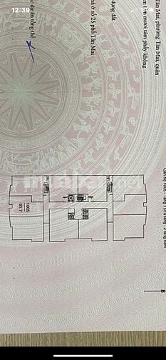Chính chủ  bán nhà chung cư toà nhà Viettinbank số 25 đường Tân Mai 