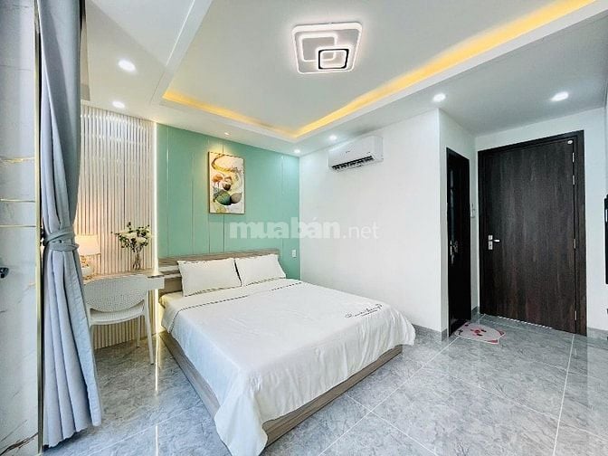 Bán nhà 4,5 tầng hẻm 7 chỗ đậu trong nhà full nội thất P14 GV 